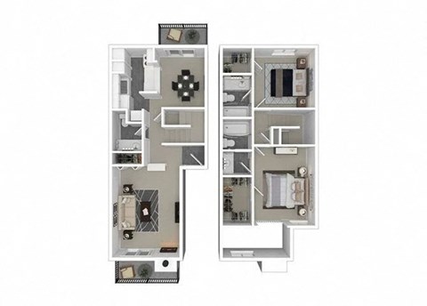 B4 3D floor plans